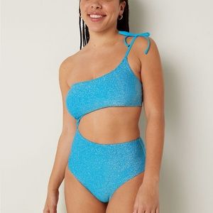 VS SHIMMER CUTOUT ONE PIECE SWIMSUIT XXL NWT